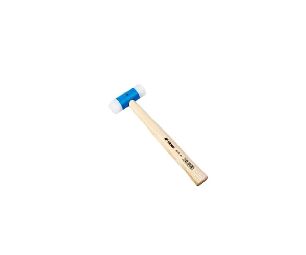 MARTILLO BOCA DE NYLON R-107 - MANGO DE MADERA Ø 34 mm