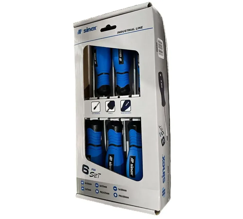 JUEGO DE 6 DESTORNILLADORES SINEX