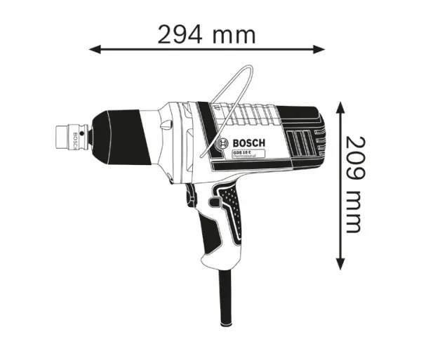 ATORNILLADOR  IMPACTO BOSCH GDS 18 E