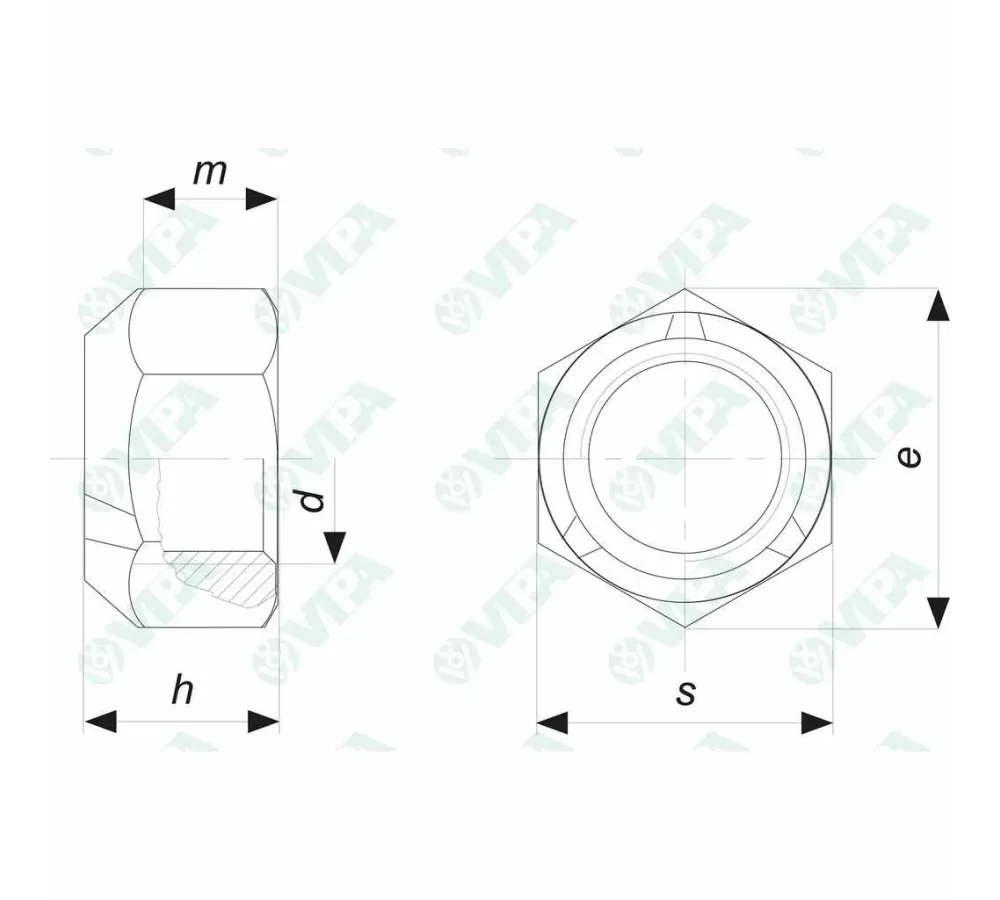 TUERCA 980 C8 M14 ZN