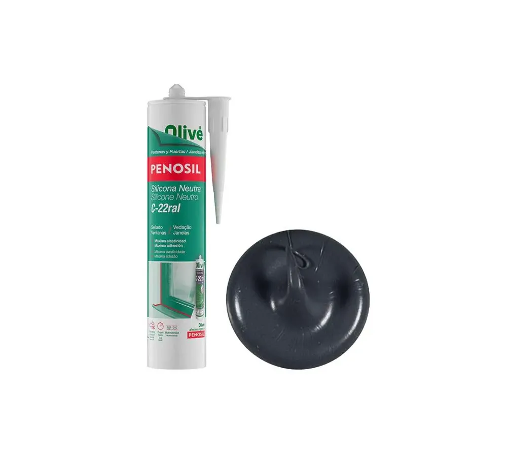 SILICONA PENOSIL NEUTRA C-22 GRIS RAL 7016 300ML