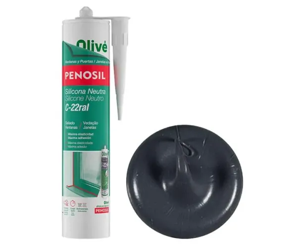 SILICONA PENOSIL NEUTRA C-22 GRIS RAL 7016 300ML