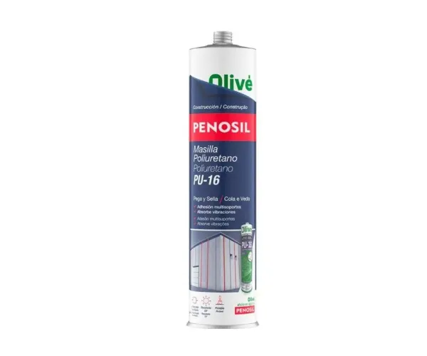 MASILLA POLIURETANO NEGRO PU16 PENOSIL 300 ML