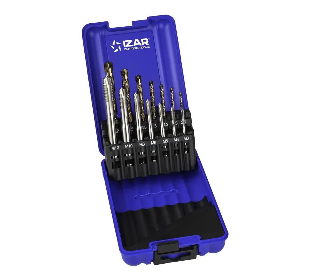 SET + BROCA HSSE-MACHO MAQUINA RECTO HSSE DIN371 (M) GUN
