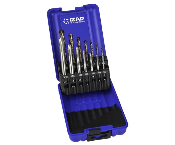 SET + BROCA HSSE-MACHO MAQUINA RECTO HSSE DIN371 (M) GUN
