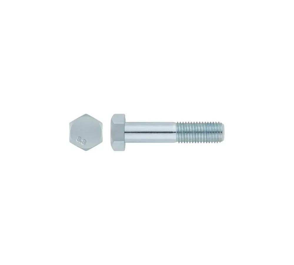Din 931 8.8 Zn Tornillo Hexágonal 12x110