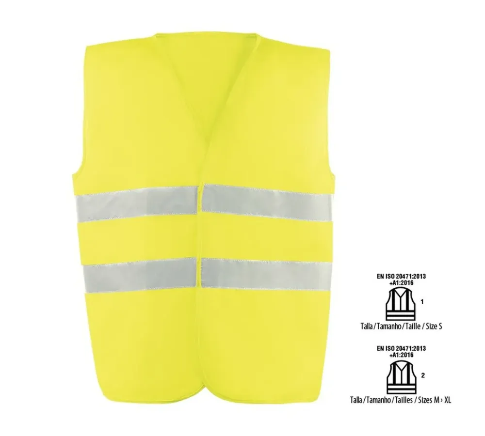 Chalecos-HV714YEL STRAND S -XXL