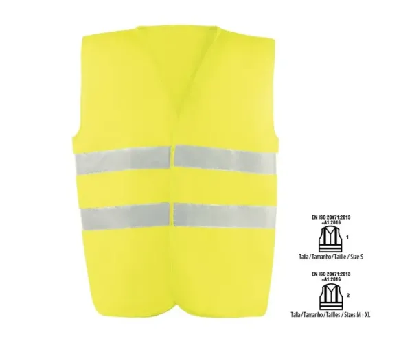 Chalecos-HV714YEL STRAND S -XXL