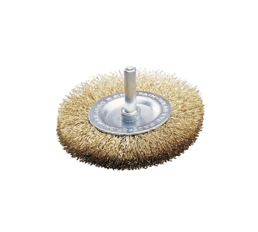 CEPILLO DISCO BRICOLAGE ALAMBRE ONDULADO 0,2MM, Ø 50
