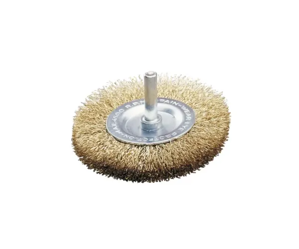 CEPILLO DISCO BRICOLAGE ALAMBRE ONDULADO 0,2MM, Ø 50