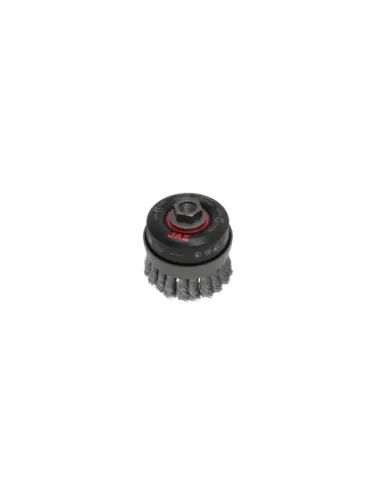 CEPILLO TAZA TITAN ALAMBRE TRENZADO, Ø 80, ACERO GRIS