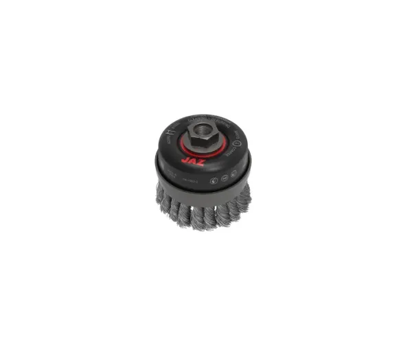CEPILLO TAZA TITAN ALAMBRE TRENZADO, Ø 80, ACERO GRIS