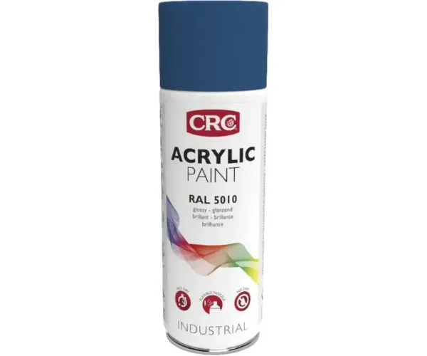 Pintura acrílica de secado rápido. ACRYLIC PAINT Color azul RAL 5010