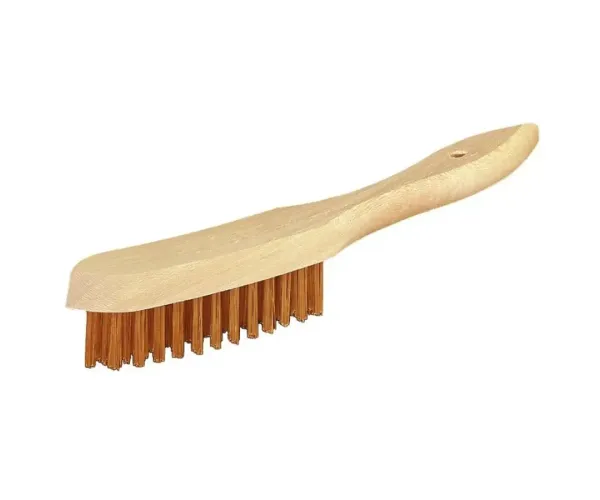 Cepillo manual soldador modelo MS Acero Púa Plana 0,90 x 0,50 T