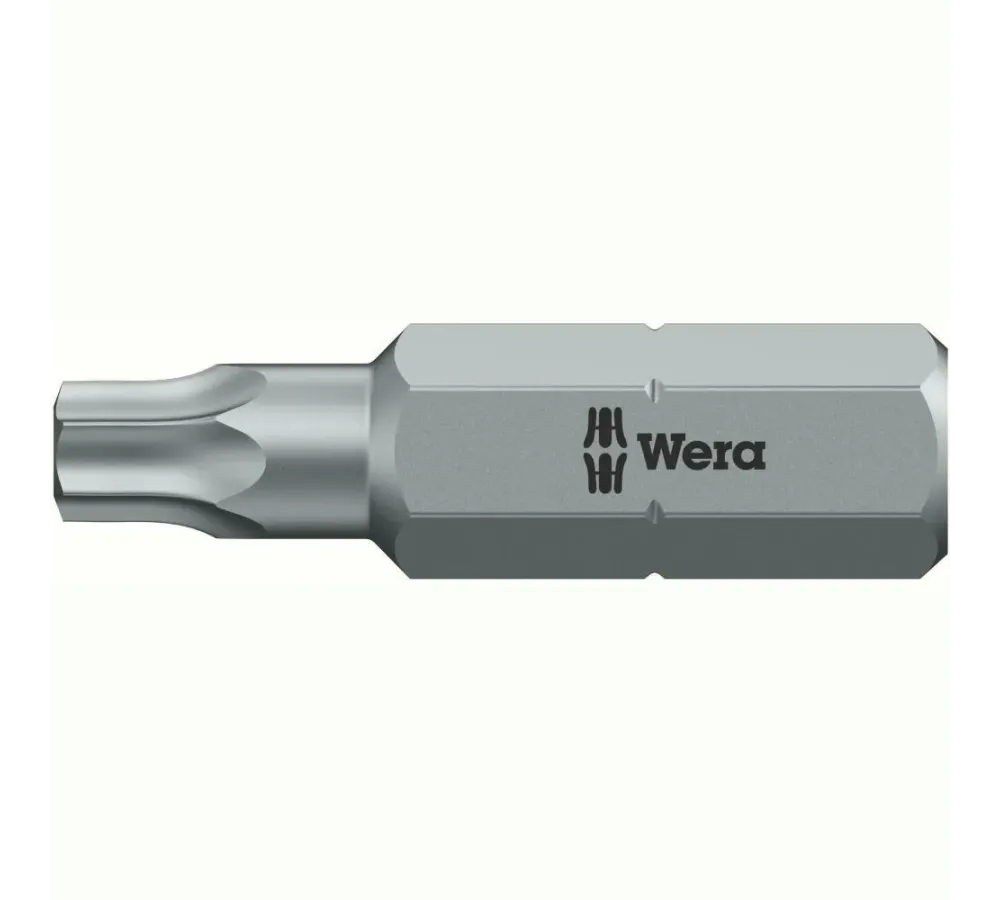Punta c/ orificio 1/4" DIN3126C6,3 T40x25mm Wera
