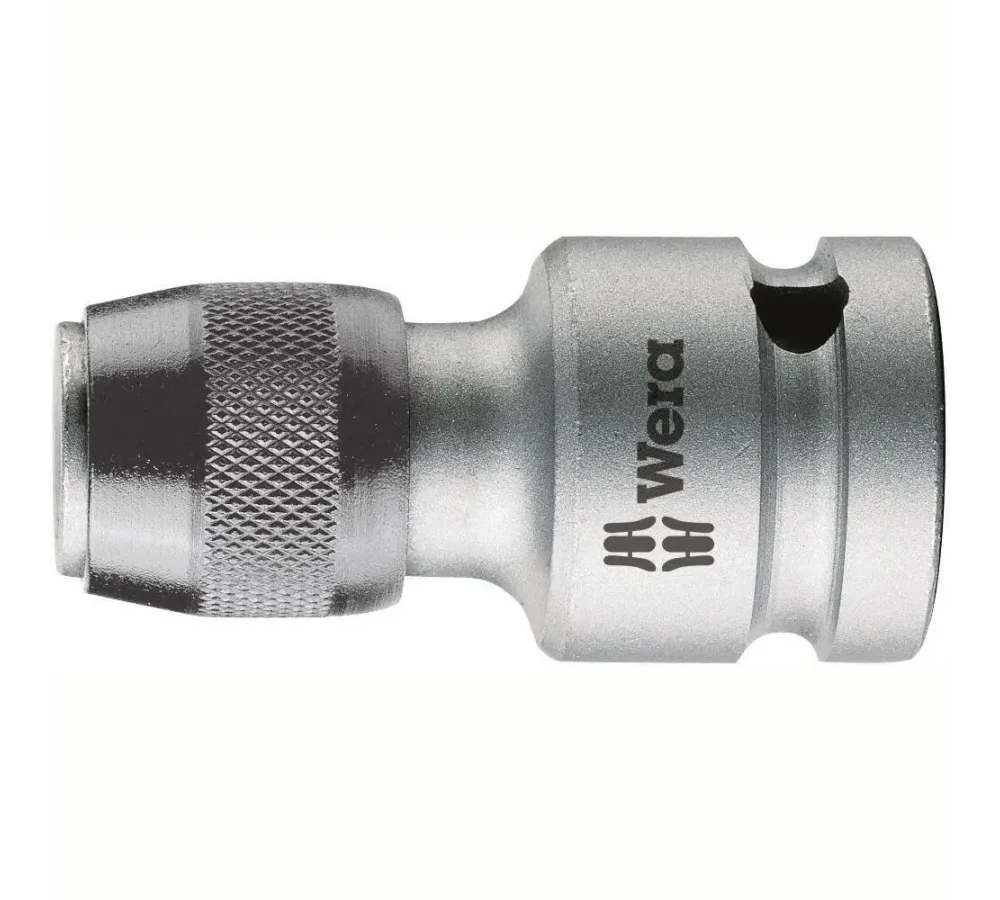 Adaptador puntas de cambio rápido 1/2" para puntas 1/4" 50mm Wera