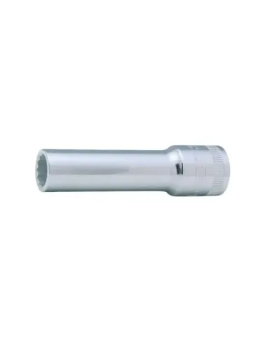 7805DM - Llave de vaso 1/2” bihexagonal, serie larga 19 mm