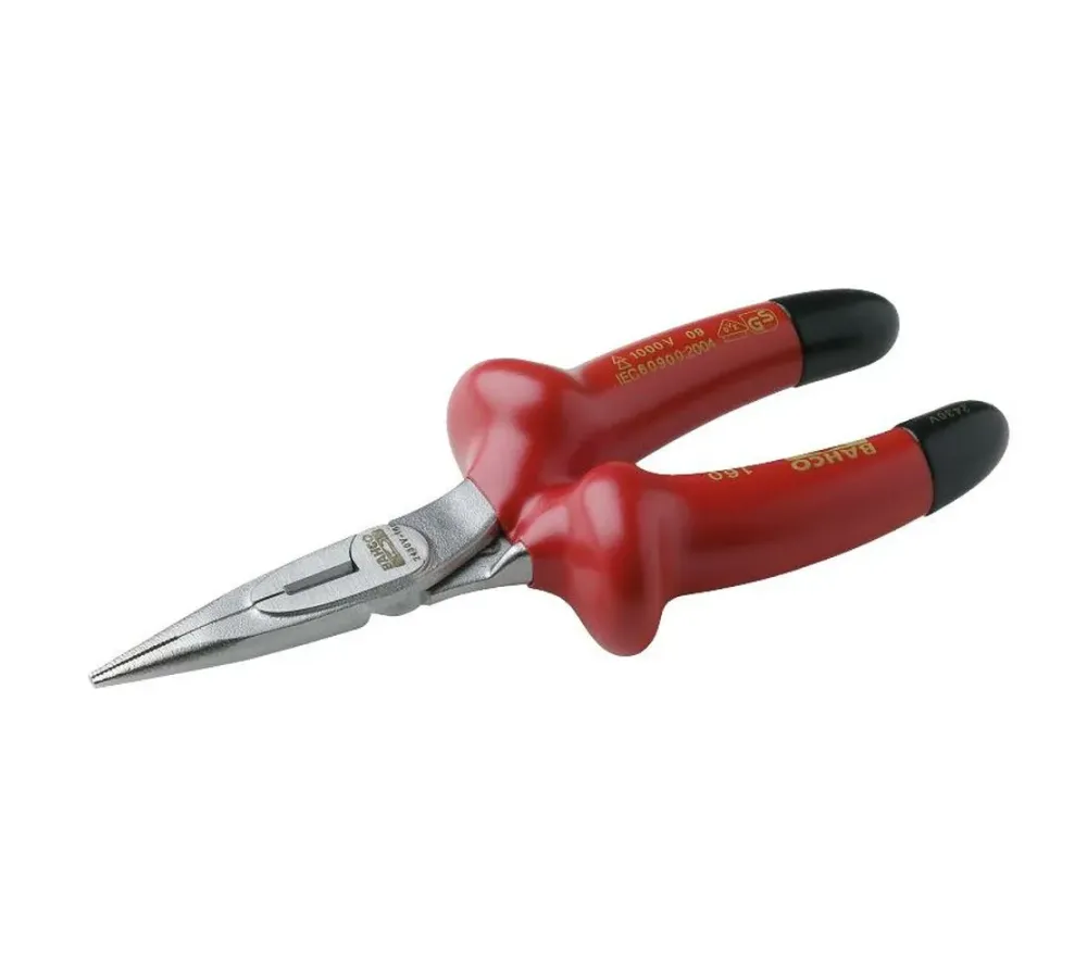 2430V - Alicate para mecánico punta recta, aislado 160 mm