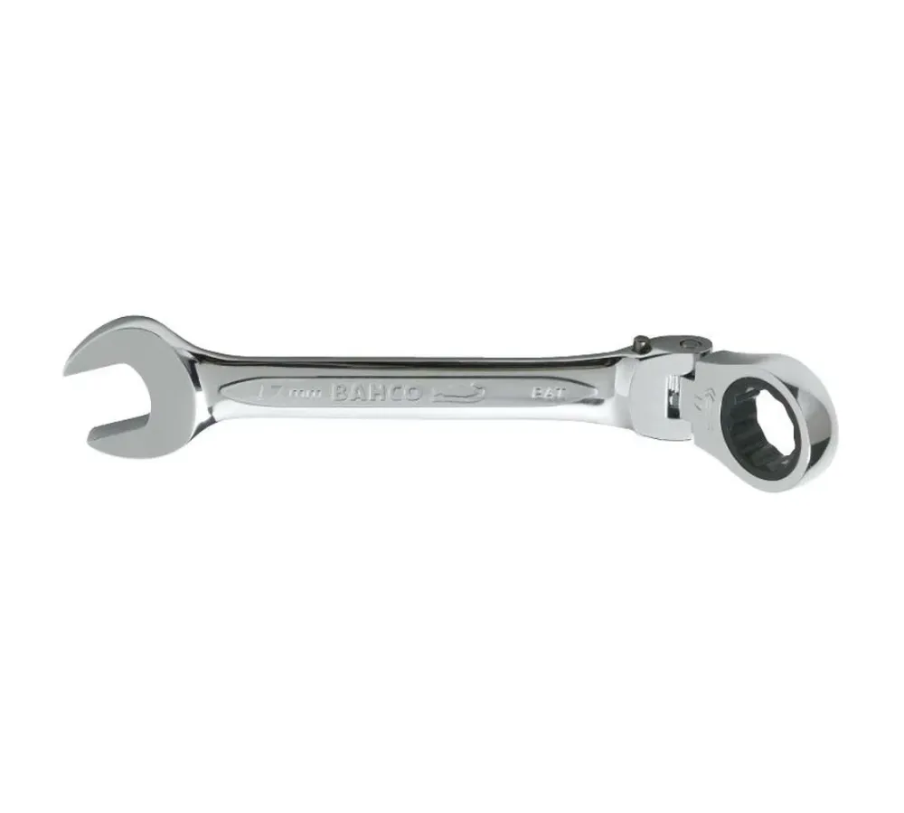 Llave combinada con carraca articulada 13 mm