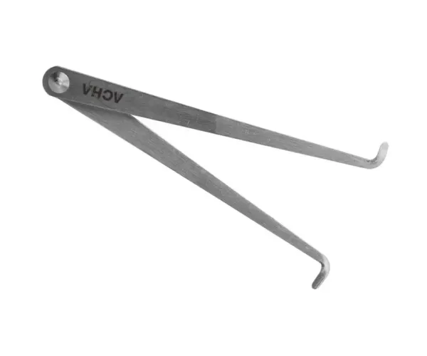 Compás plano zincado para interiores 200mm