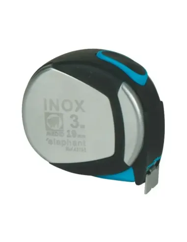 FLEXÓMETRO INOX. CON ESTUCHE ACERO Y ELASTOLLAN 5MX25MM