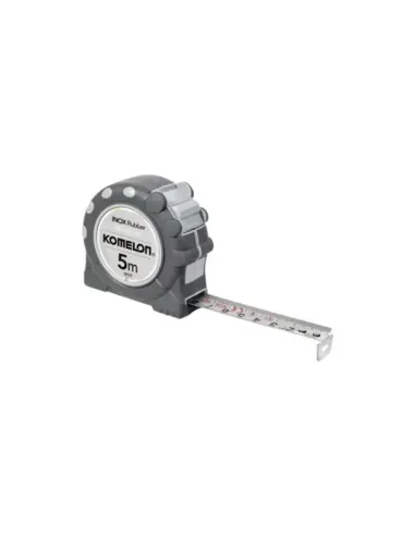 Flexómetro inoxidable modelo INOX RUBBER 5mx19mm