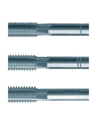 Juego de 3 machos de roscar a mano M3 mm 0,5 mm