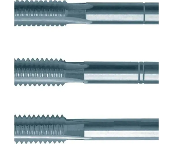 Juego de 3 machos de roscar a mano M6 mm