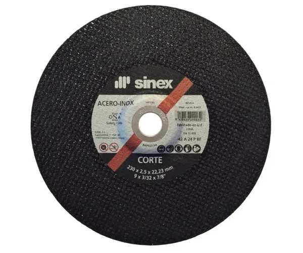 Disco corte embutido 125 x 2,4