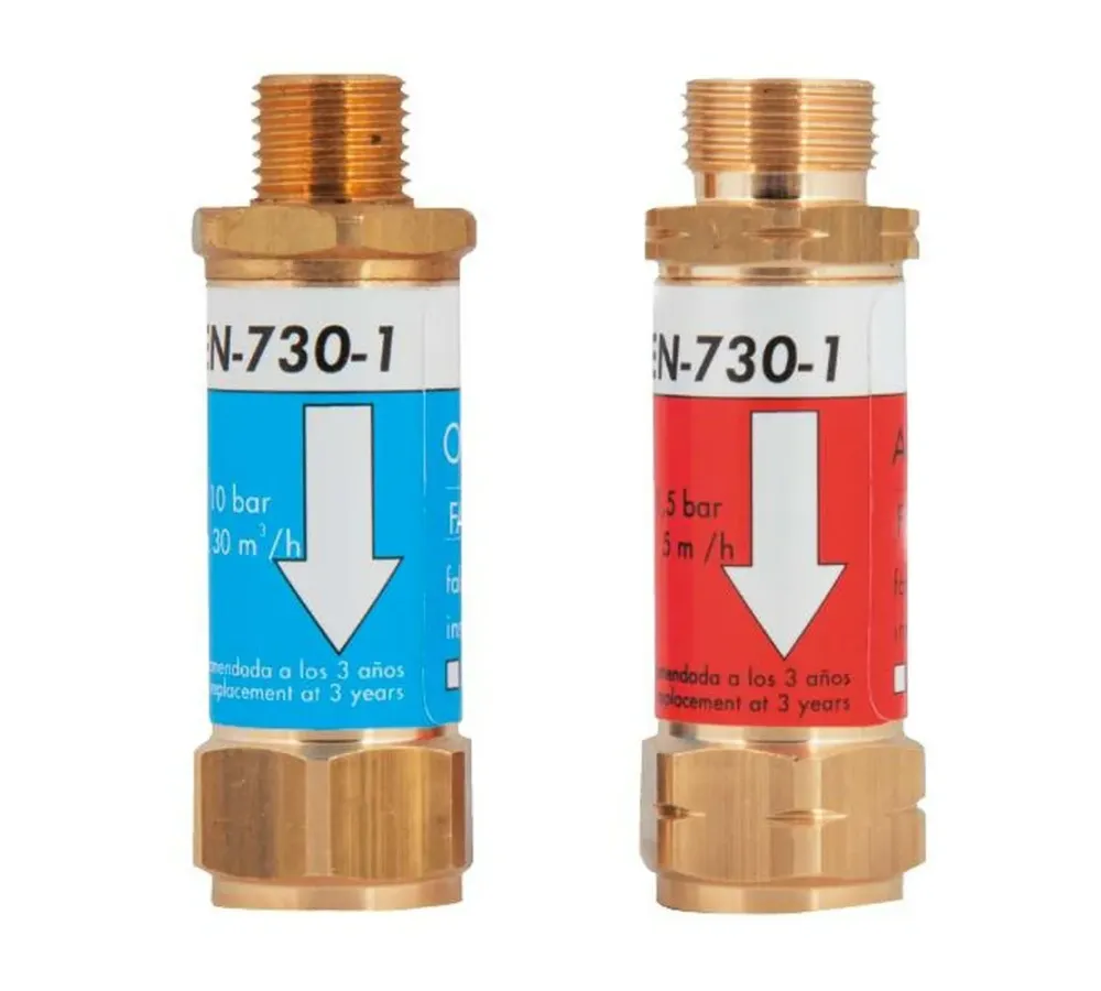 VÁLVULA SEGURIDAD PARA MANGO 3/8" IZQUIERDA