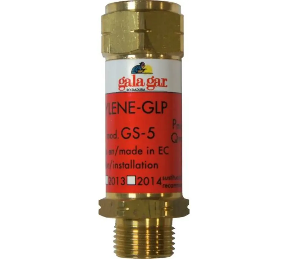 Válvula de seguridad gases combustibles, manorreductor 3/8" izquierda