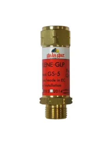 Válvula de seguridad gases combustibles, manorreductor 3/8" izquierda