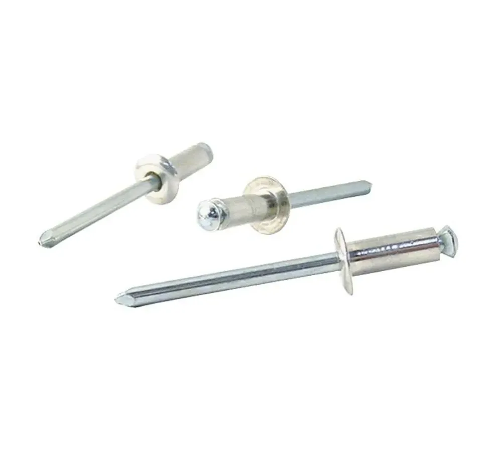 Remache Aluminio/Acero Cabeza Alomada Flor - 3,2 x 12