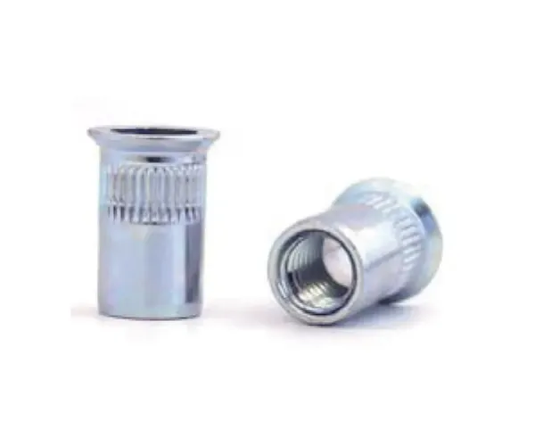 Tuerca Remachable Acero Cabeza Avellanada Ranurada Fondo Abierto M-10 Espesor de 1,50 a 4,50 mm. - 13,00 x 22,00