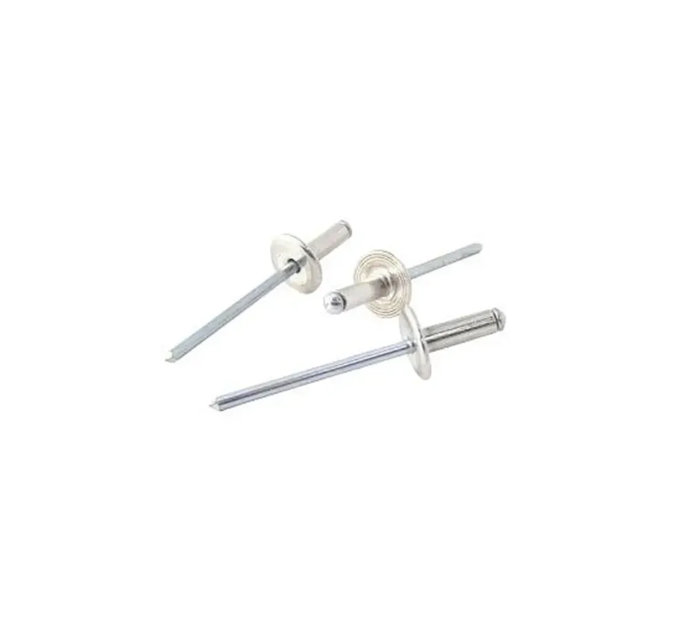 Remache Aluminio/Acero Cabeza Ancha Diámetro 16,0 mm. - 4,8 x 16