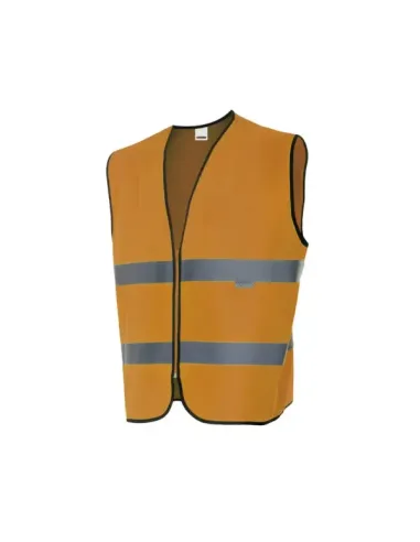 Chaleco De Alta Visibilidad. Naranja Fluor Talla S-3Xl