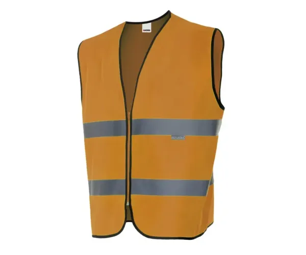 Chaleco De Alta Visibilidad. Naranja Fluor Talla S-3Xl
