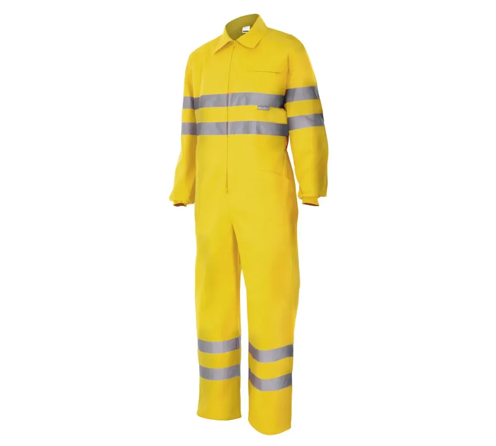 Mono De Alta Visibilidad. Amarillo Fluor Talla S-3Xl