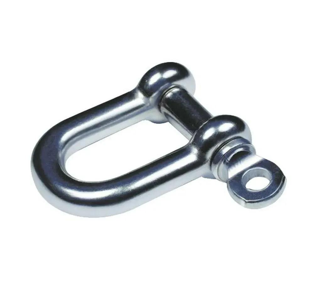 Grillete recto cabeza punzón INOX 5 mm