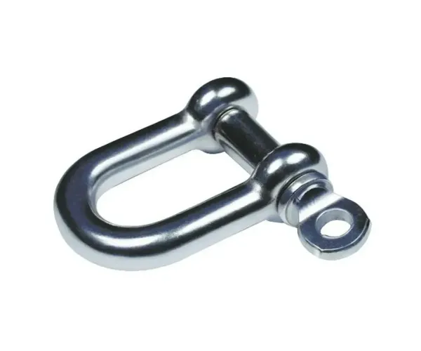 Grillete recto cabeza punzón INOX 5 mm