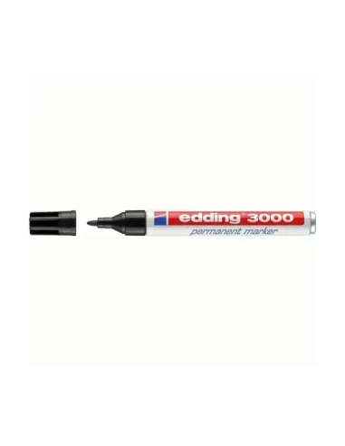 Rotulador permanente 3000 negro edding