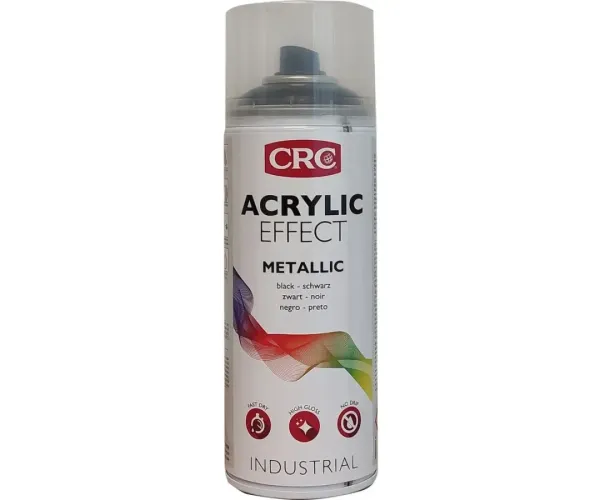 ACRYLIC PAINT METALIZADO NEGRO 400 ml