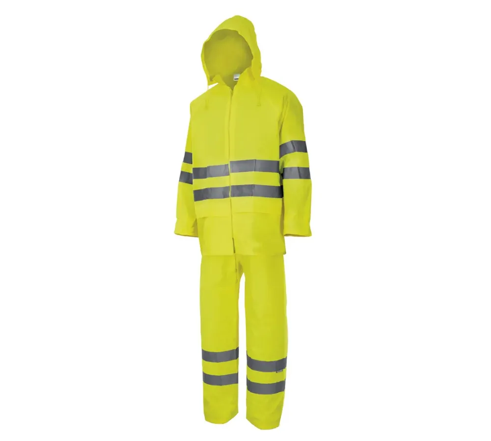 Traje De Lluvia Alta Visibilid. Amarillo Fluor Talla L-Xxl