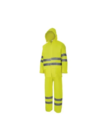 Traje De Lluvia Alta Visibilid. Amarillo Fluor Talla L-Xxl