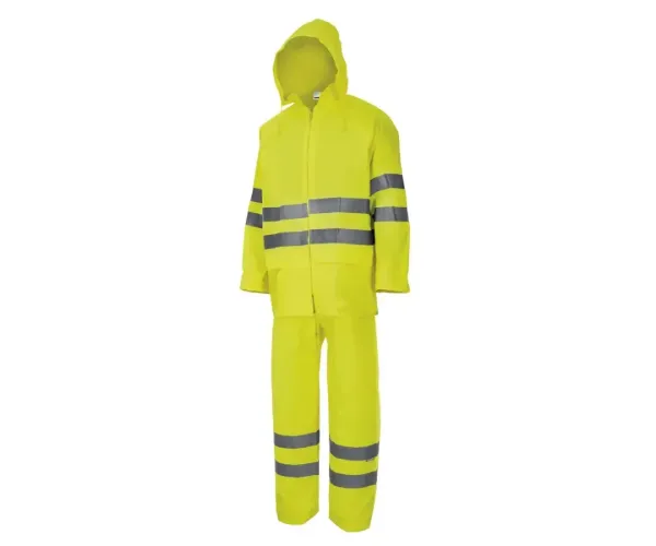 Traje De Lluvia Alta Visibilid. Amarillo Fluor Talla L-Xxl