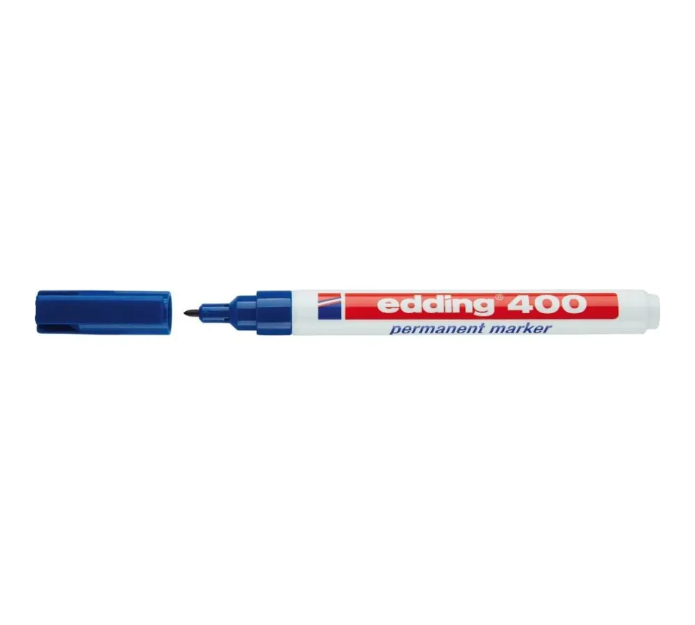 Rotulador permanente 400 azul edding