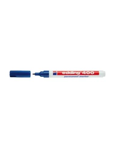 Rotulador permanente 400 azul edding