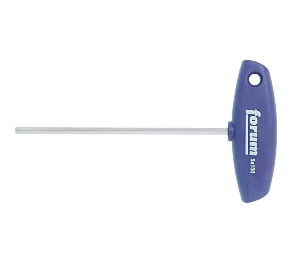 Llave de pipa hexagonal 6,0x150mm mango T FORUM