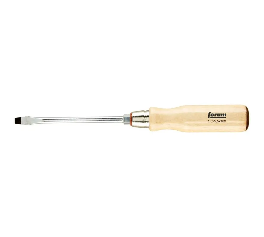 Destornillador mango de madera 12,0x1,4x200mm