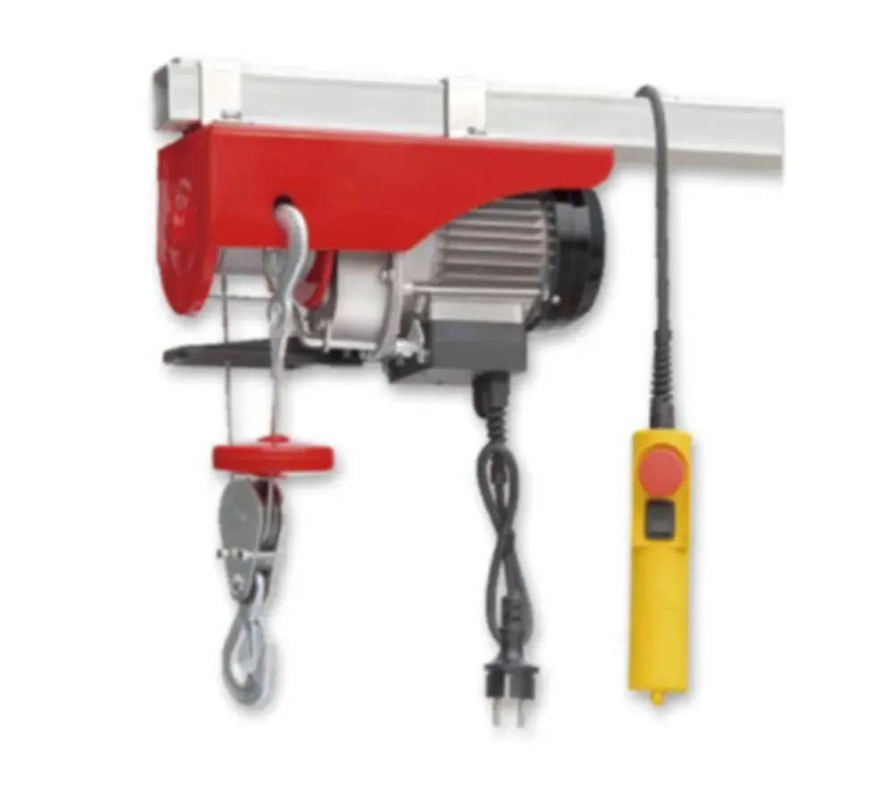 Polipasto eléctrico de cable 200/400 kg - 12 m